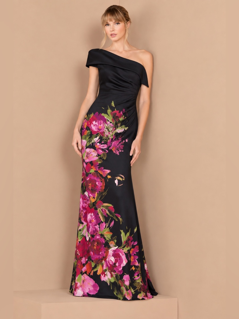 NWT Eliza J Floral Off Shoulder Maxi Gown 14
